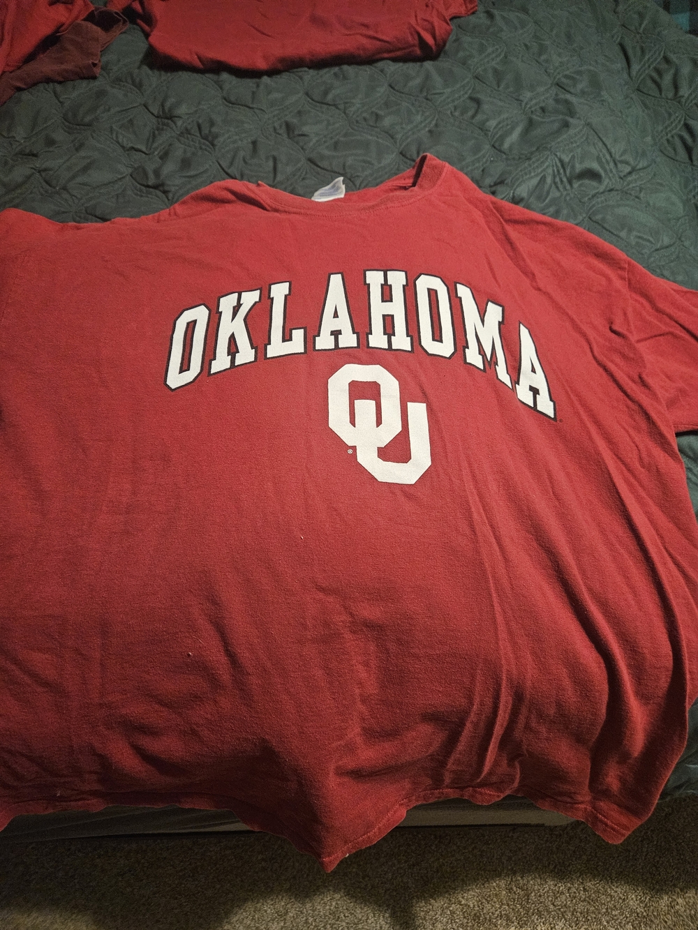 Oklahoma OU Red Graphic Tee